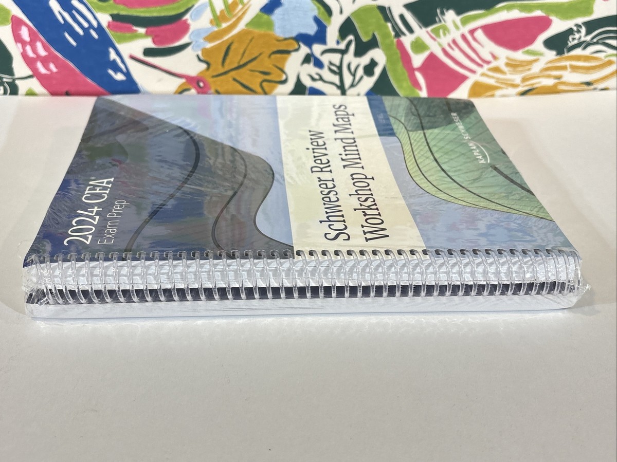 2024 CFA Exam Prep Schweser Review Workshop Level 1 Mind Maps +