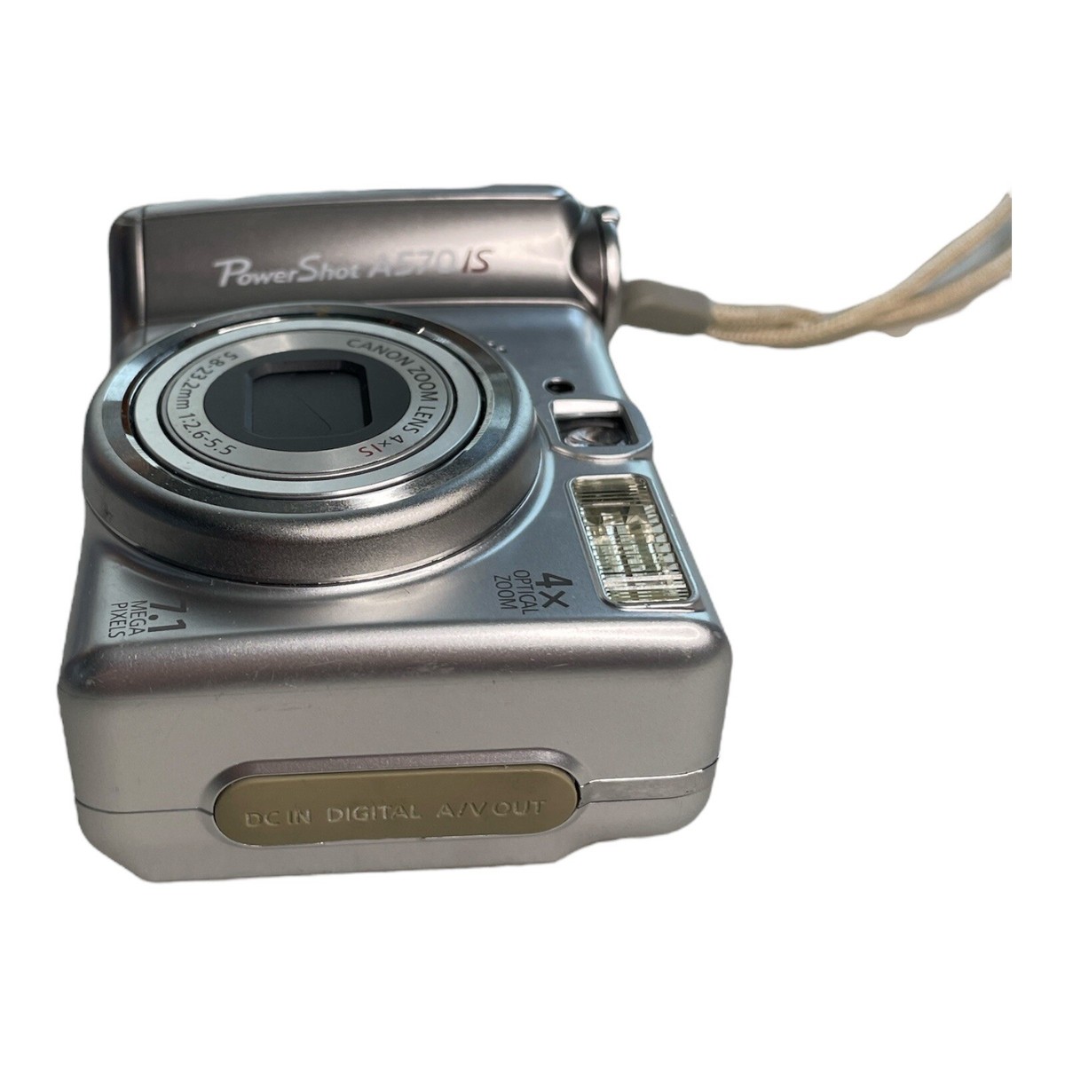 Canon Digital Camera PowerShot A570 IS PC1225 7.1 MP 4X Zoom