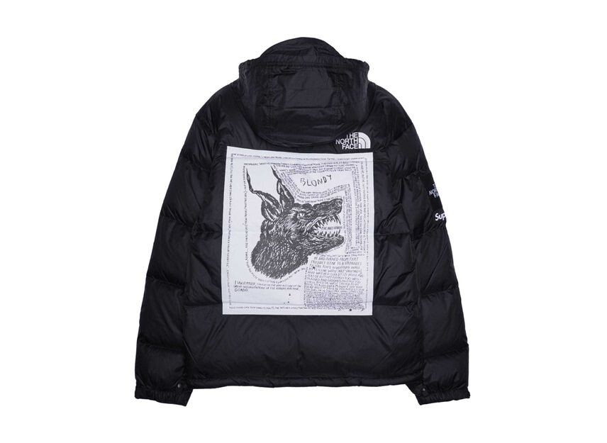 Supreme x The North Face Nuptse Jacket Black Red Green 2colors