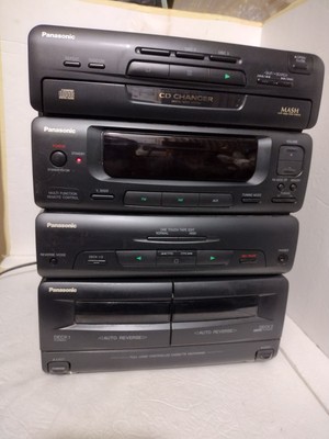 Vintage Panasonic SA-CH52 AM/FM, CD, Dual Cassette Stereo Receiver