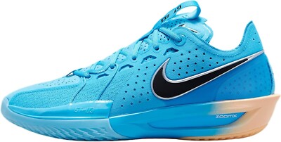 Men's Size 10.5 Nike GT Cut 3 Basketball Shoes Blue Fury Sneakers