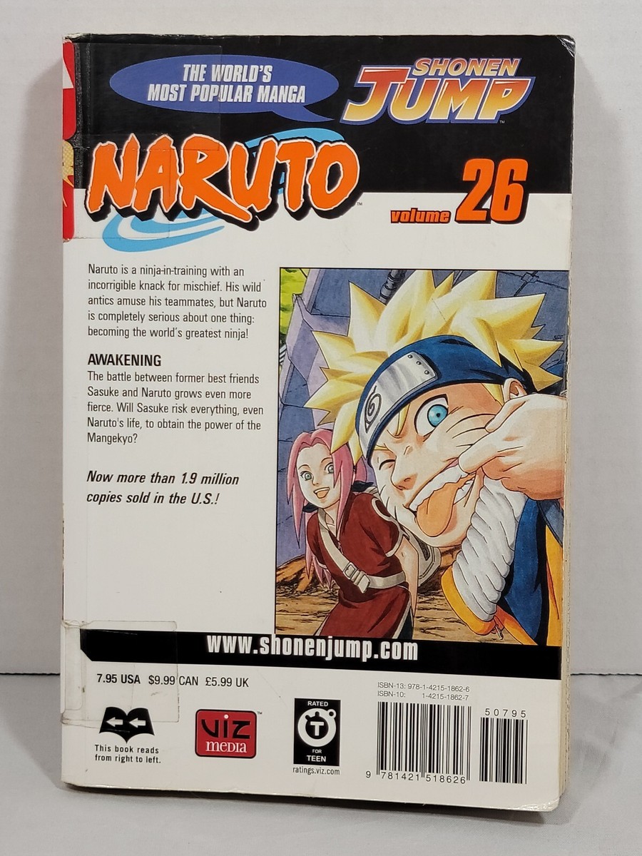 Naruto, Vol. 26 by Masashi Kishimoto (2007, Trade Paperback