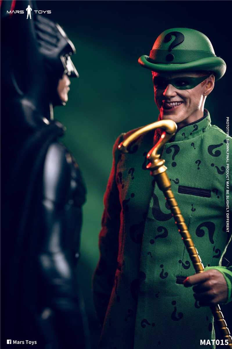 Mars Toys MAT015 1/6 Batman Riddler Jim Carrey Action Figure Model