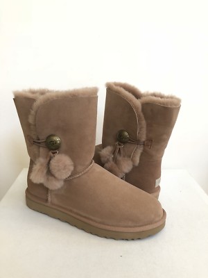 UGG BAILEY BUTTON PUFF SAND WOMEN BOOT USA 11 / EU 42 / UK 9.5