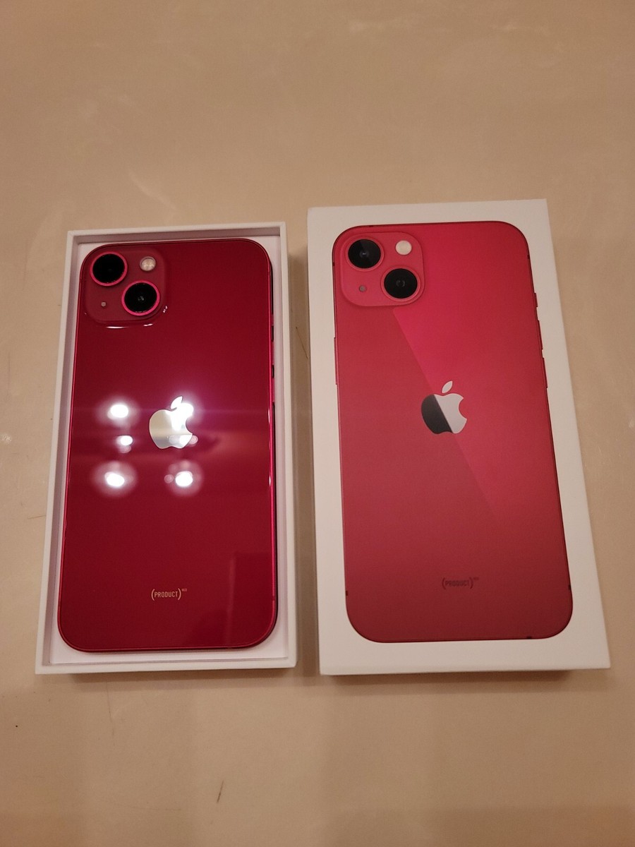 Apple iPhone 13 PRODUCT RED 256GB Verizon Open Box Authentic