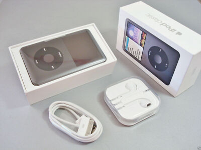 NEW Apple iPod classic 6th Generation Black 160GB MP3 player