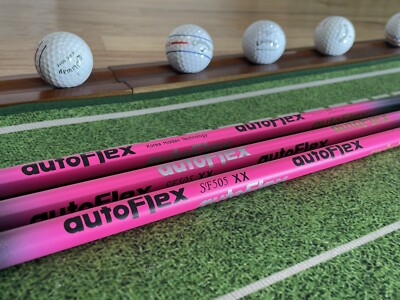 Pink & Black AutoFlex By Dumina SF505XX 45” Graphite Driver Shaft