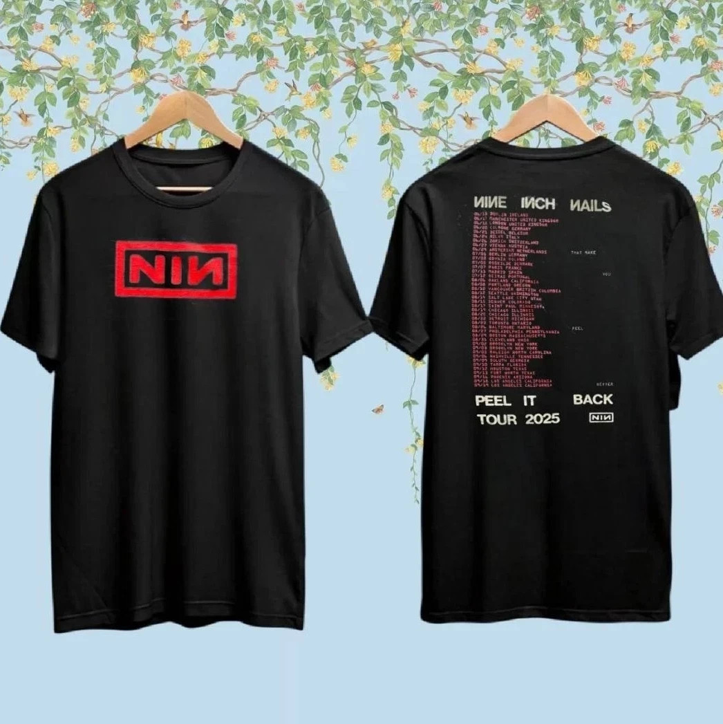 HOT!!!Nine Inch Nails Peel It Back Tour 2025 T-shirt | eBay