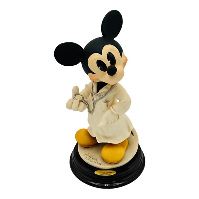 Disney Giuseppe Armani Mickey Mouse Doctor Figure 9” Figurine