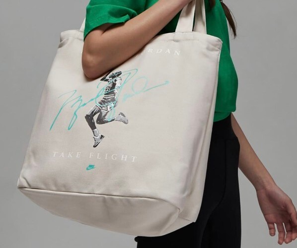 Nike Jordan MJ Flight Tote Bag Beach Bag Gym Bag Unisex White