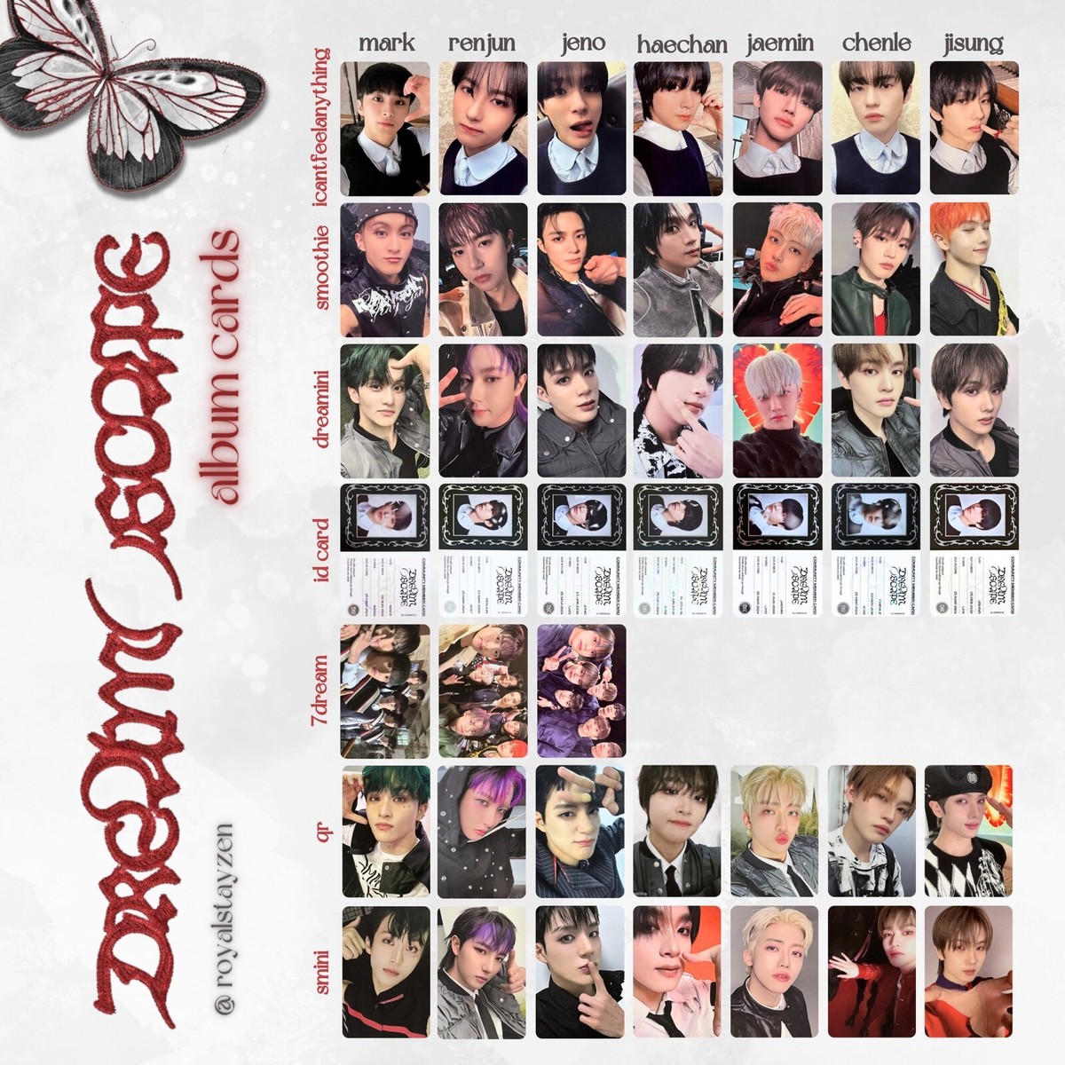 NCT DREAM the 4th ALBUM DREAM()SCAPE OFFICIAL PHOTOCARD ALBUM