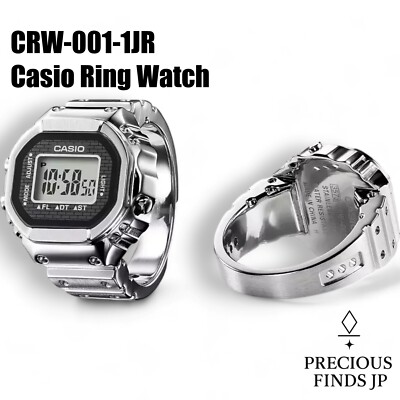 Casio Watch 50th Anniversary Casio Ring Watch CRW-001-1JR Size