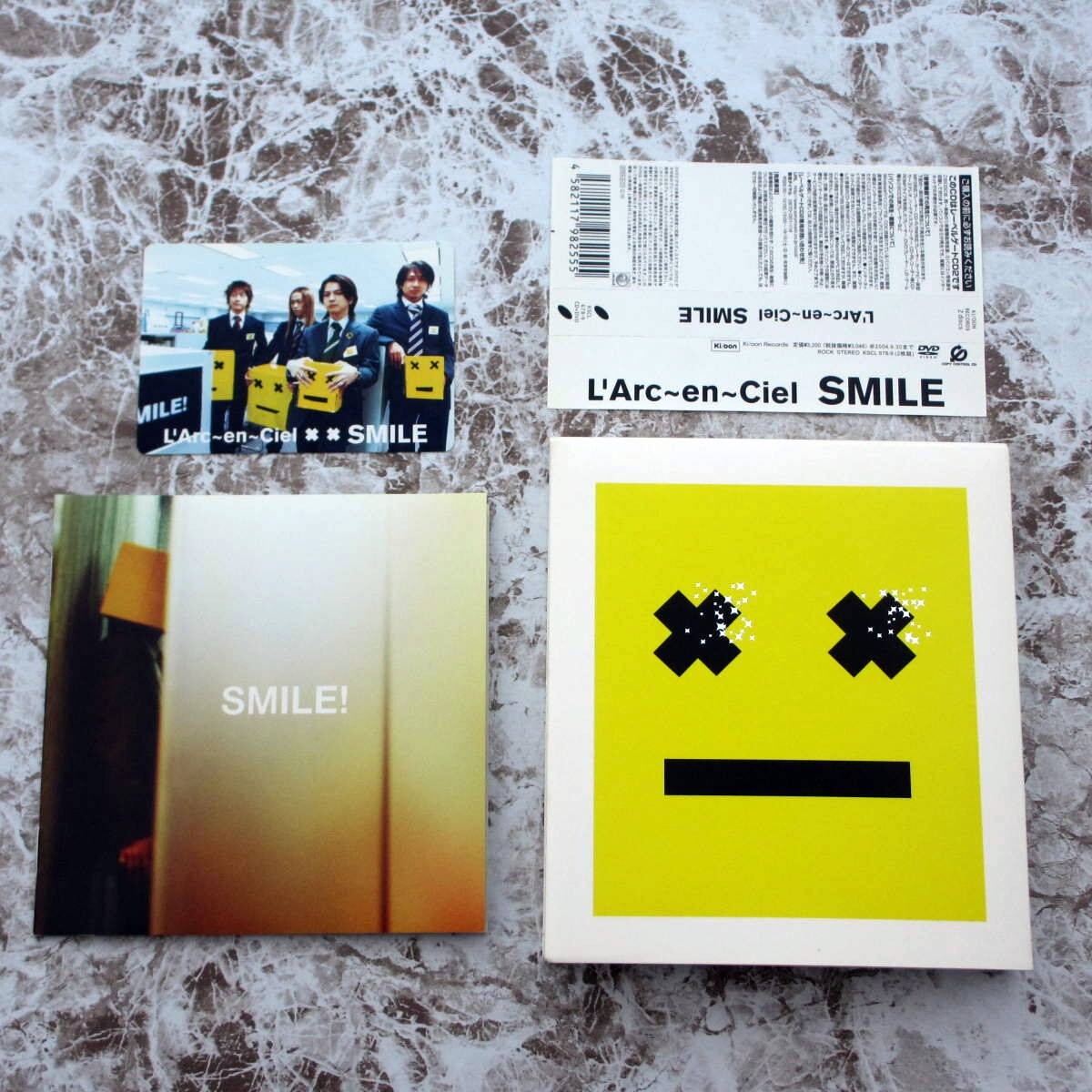 L'Arc-en-Ciel SMILE 1st Press Limited Edition Japan CD+DVD+