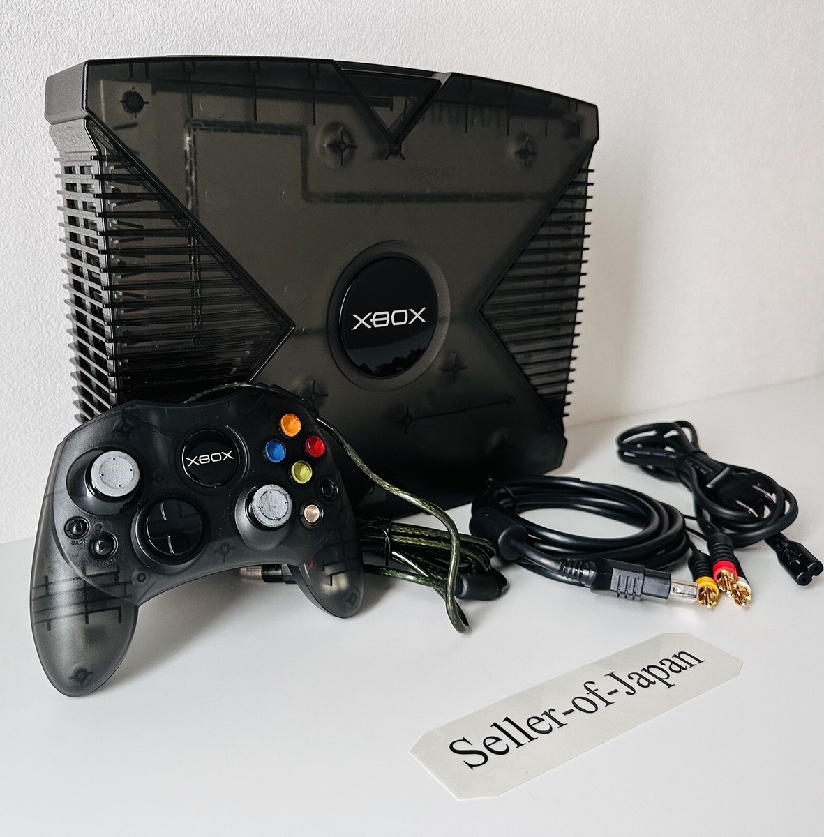 Microsoft Xbox special edition Clear Skeleton Black JAPAN Limited