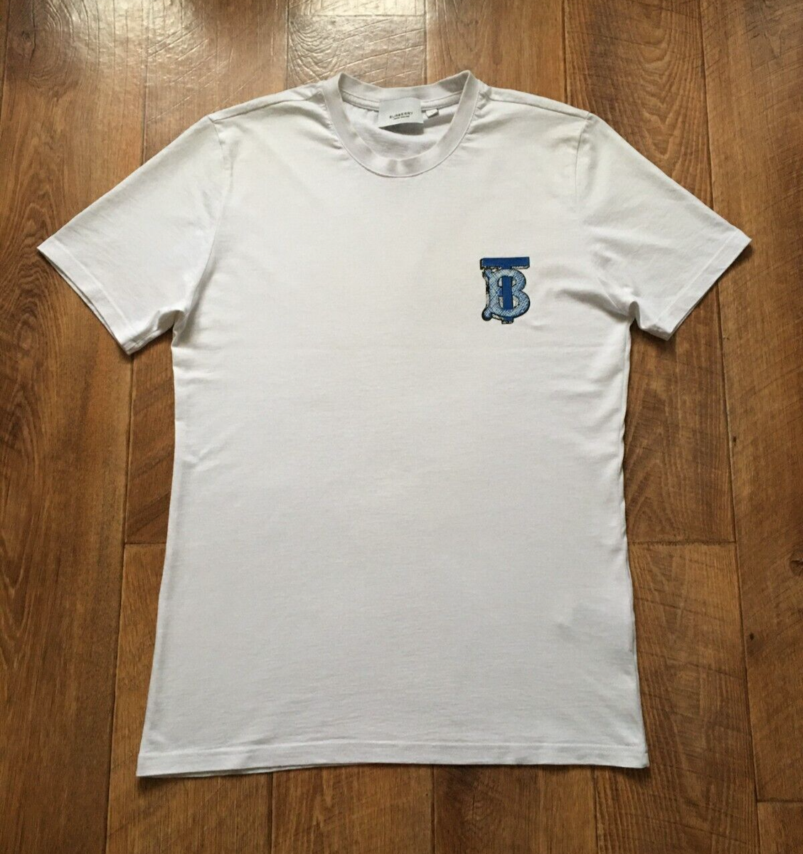 Burberry TB Logo London England Tee T-Shirt Men's Size L | eBay