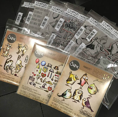 Tim Holtz Stampers Anonymous CRAZY COLLECTION: Bird, Talk, Things