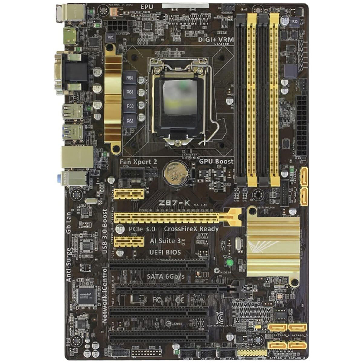 ASUS Z87-K Motherboard LGA 1150 4*DDR3 RAM HDMI VGA DVI Z87