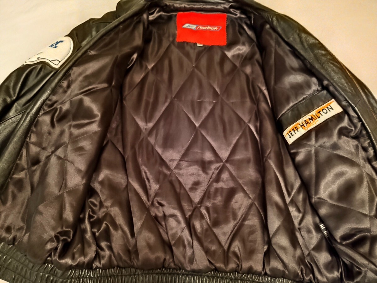 NFL Super Bowl Football Tampa Bay Buccaneers Reebok Leather Jacket