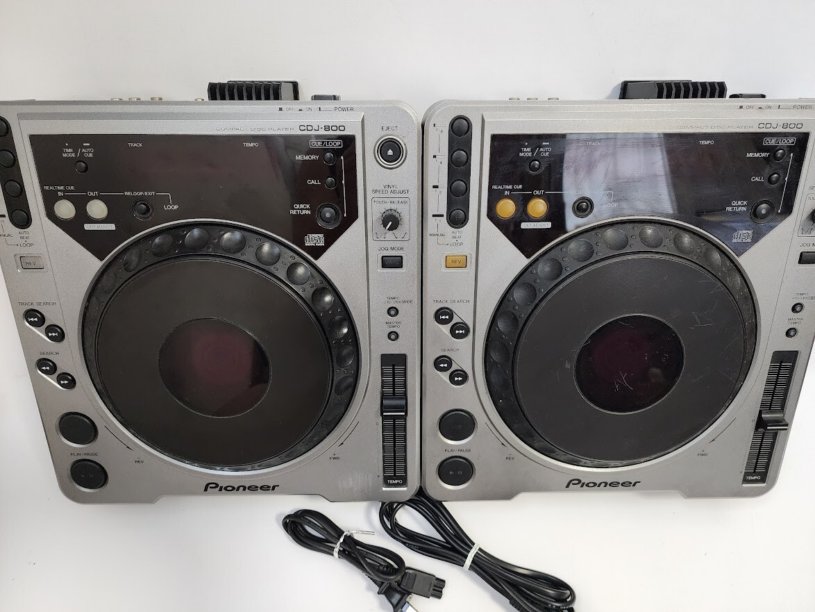 Pioneer CDJ-800 シルバー DJ機材 【公式通販】