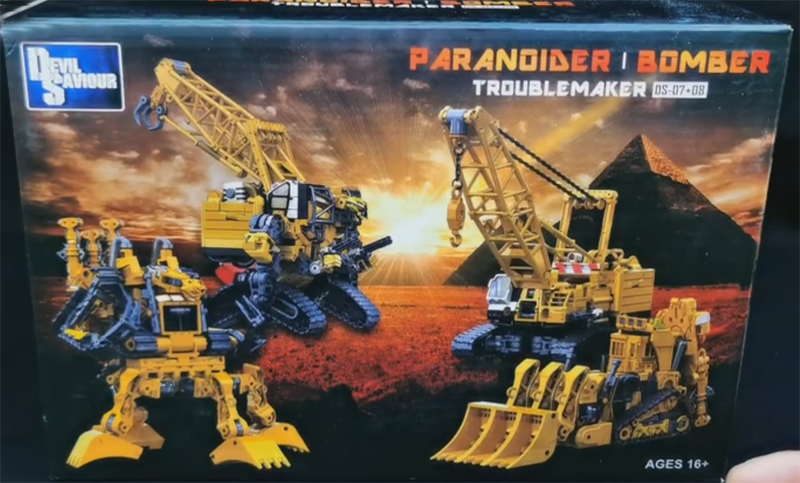 Deformation Toy Devastator Devil Saviour Ds-07&DS-08