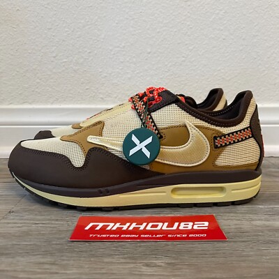 New Nike Air Max 1 Travis Scott Cactus Jack Baroque Brown DO9392