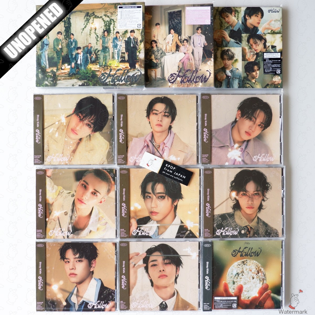 STRAY KIDS Hollow JAPAN 3RD ALBUM SOLO POB PHOTOCARD FC UNIT SONY