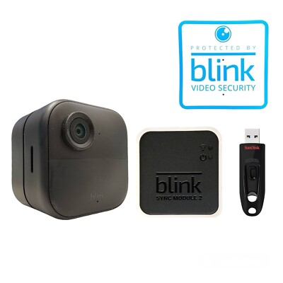 Blink Outdoor 4 Wireless Security Camera, USB, Sync Module 2