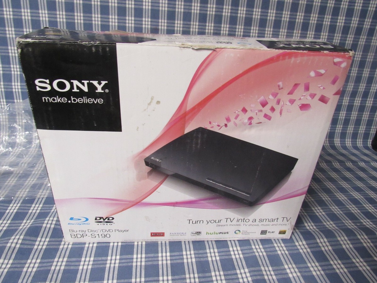 Sony BDP-S190 Blu-Ray DVD Player. FAST FREE PRIORITY MAIL SHIPPING
