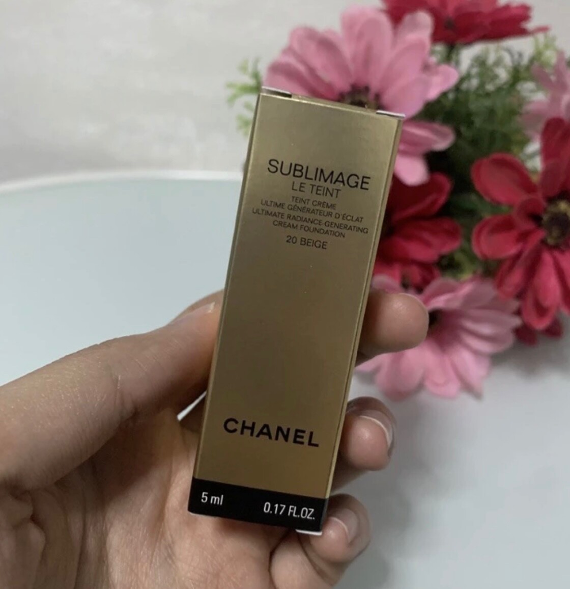 CHANEL SUBLIMAGE LE TEINT Foundation Cream 20 BEIGE Ultimate