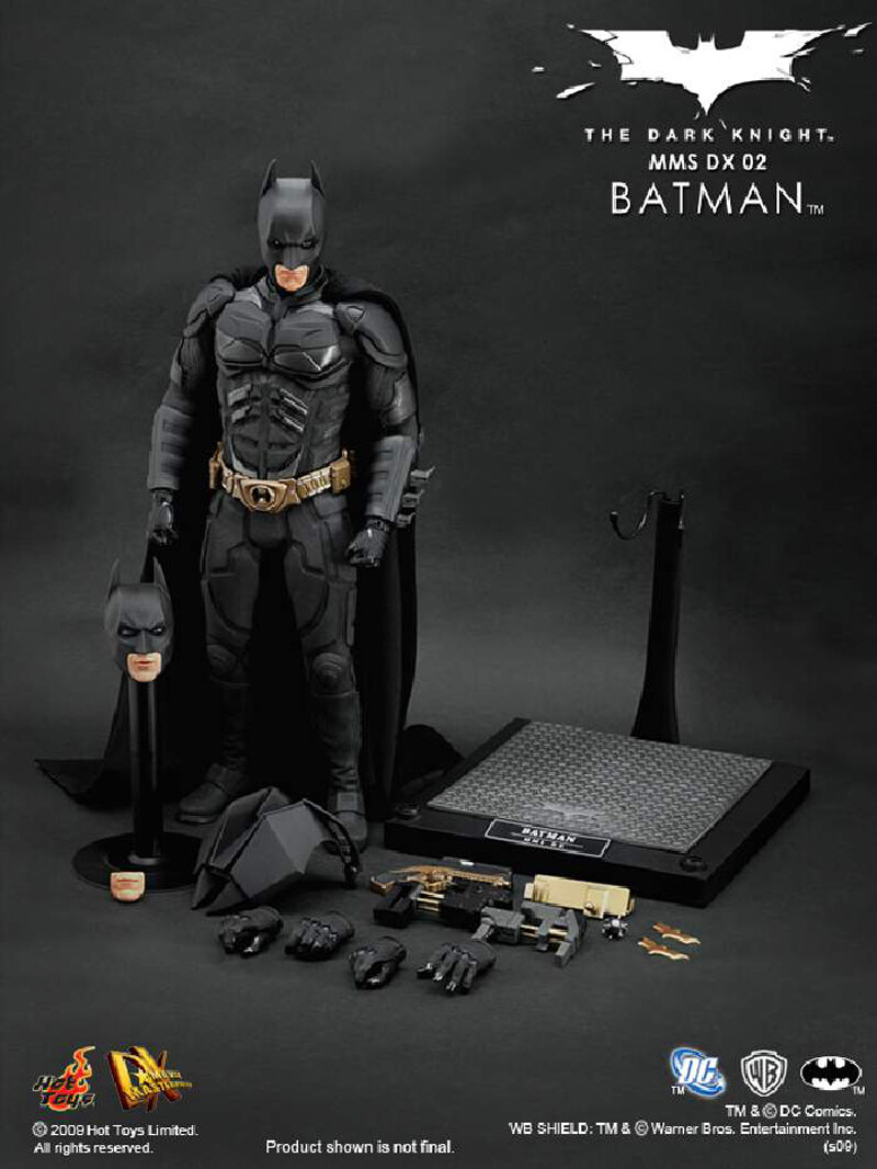 New Hot Toys DX02 DC The Dark Knight BATMAN Bruce Wayne 1/6 Scale