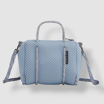 $318 State of Escape Women's Blue Prequel XS Crossbody Perforated