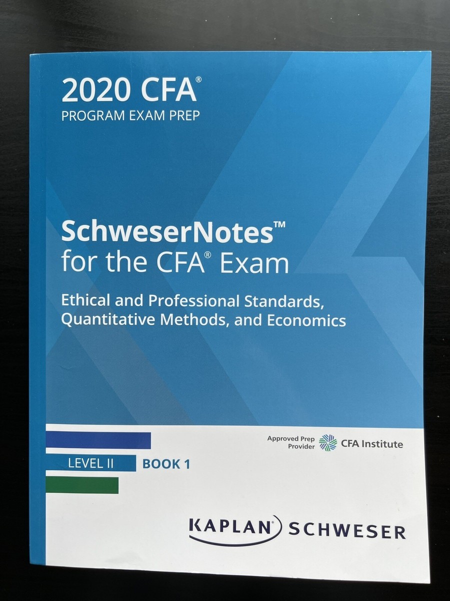 2020/2021 CFA Level 2 Kaplan Schweser Notes - Full Set + Quick