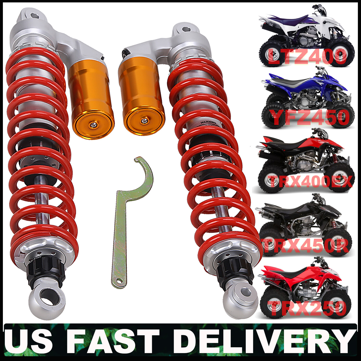 Suzuki QuadSport LTZ400 Z400 400CC ATV AIR Front Shocks Absorbers