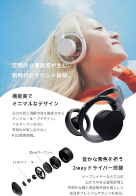 nwm ONE MBH001WA Open Ear Over the Head Ear Speaker Light Gray | eBay