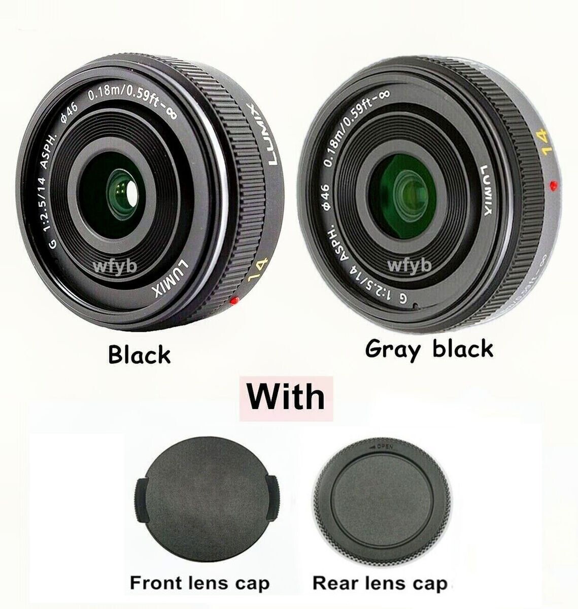 Panasonic Lumix G 14mm f/2.5 Pancake Lens H-H014 for Panasonic M4