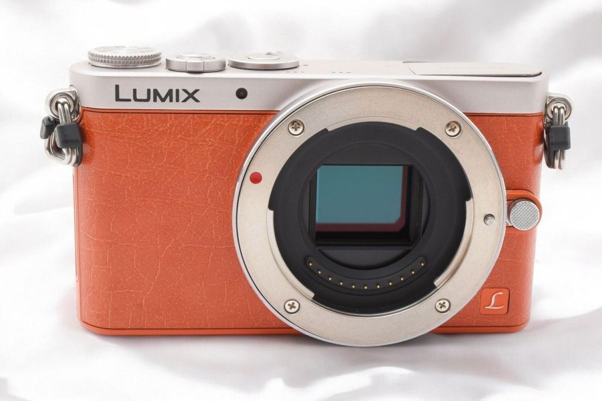 Panasonic LUMIX DMC-GM1 Mirrorless Digital Camera Orange body w