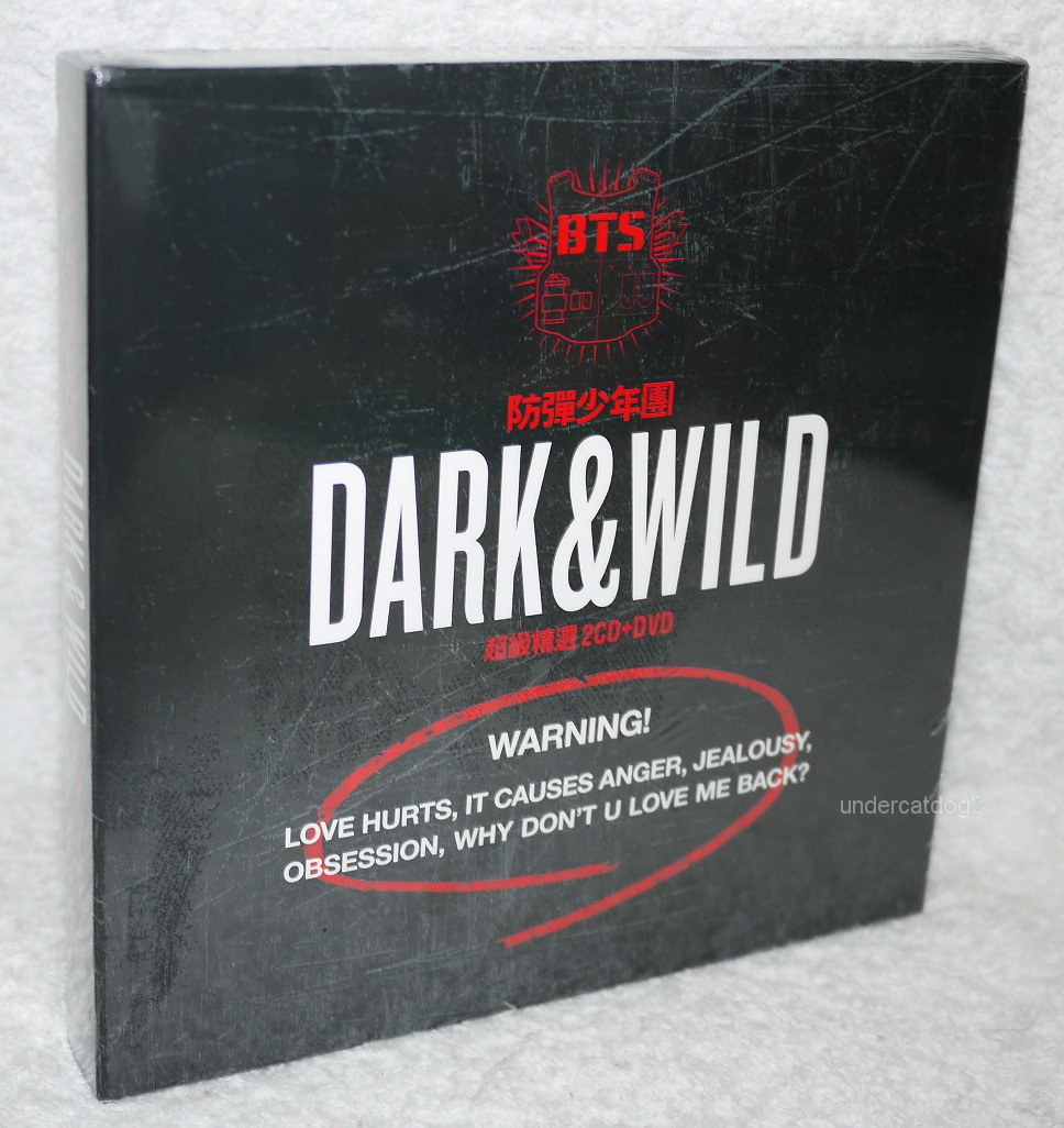 BTS Dark & Wild 2014 Taiwan Ltd 2-CD+DVD+104P (Cool 4 Skool ,Skool
