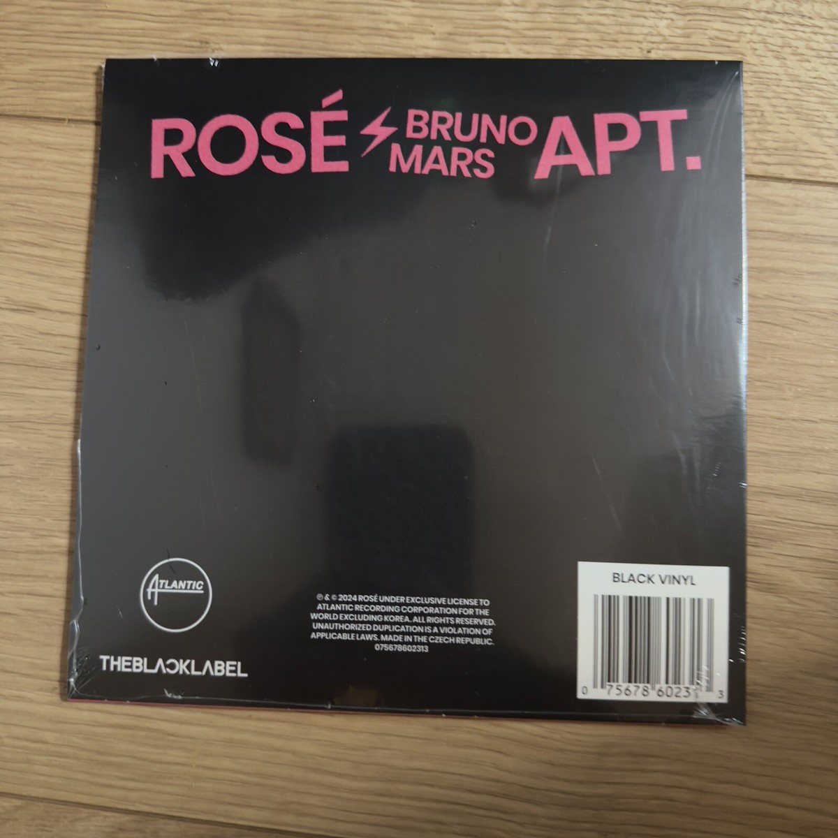 ROSÉ, BRUNO MARS APT. 7” BLACK VINYL SINGLE NEW | eBay