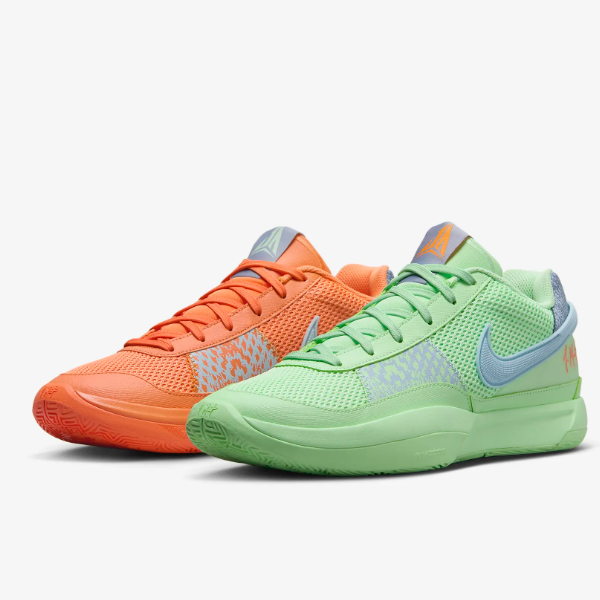 Nike Ja 1 EP Mistached Basketball 'Bright Mandarin/Vapor Green