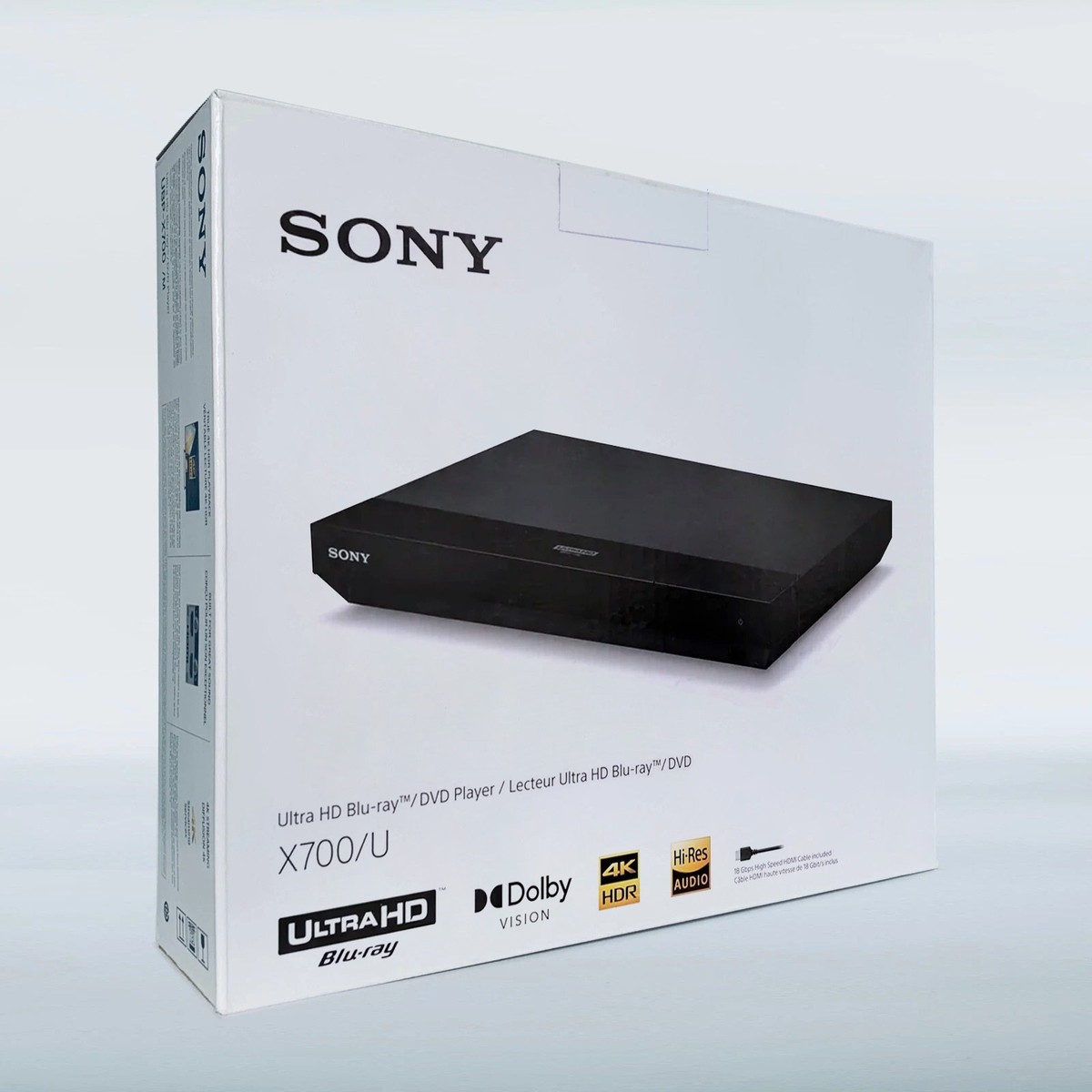 Sony UBP-X700 U Region Free 4K UHD Blu-ray Player Asian Movie DVD