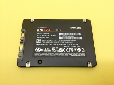 SAMSUNG 870 EVO 1TB 2.5-Inch SATA III Internal SSD MZ-77E1T0 | eBay