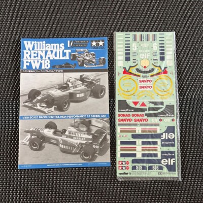 TAMIYA 1/10 RC Williams Renault FW18 F-1 Racing Car Model Kit F103