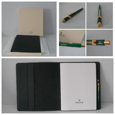 Rolex Portfolio + Caran d'Ache 849 Pen - Authentic - Leather