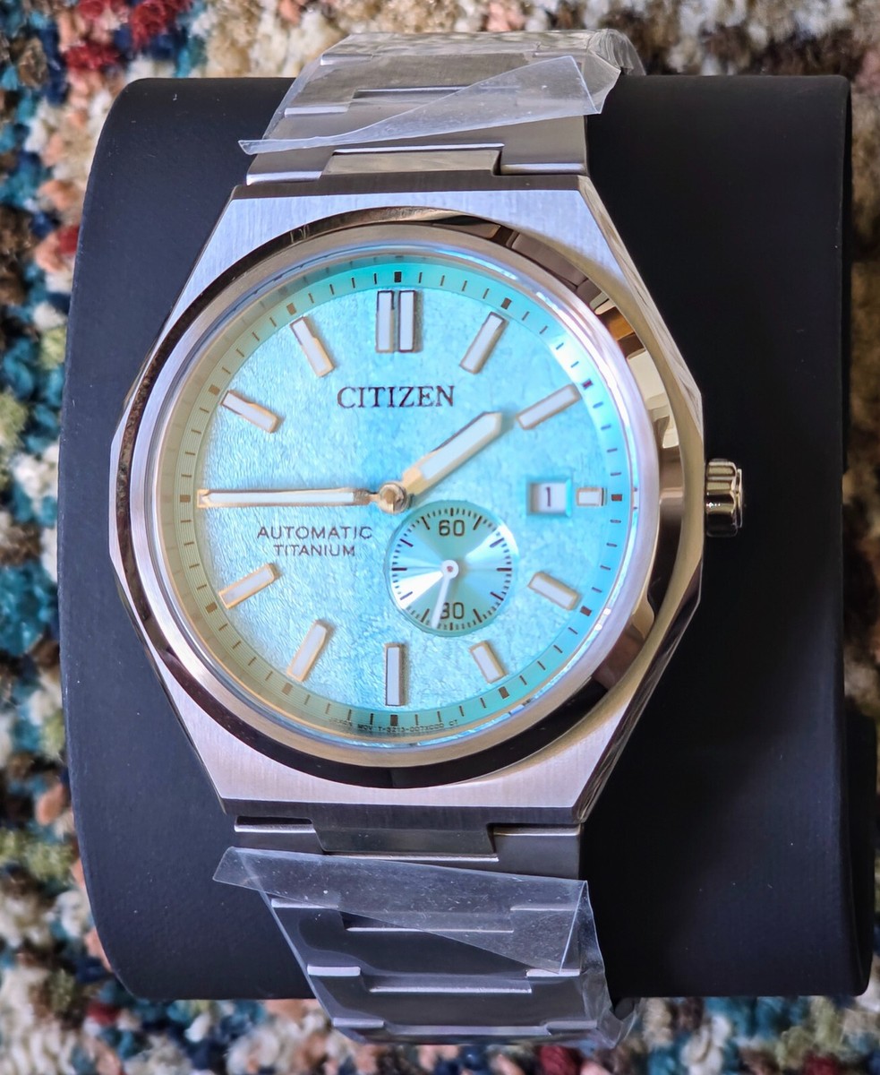 Citizen Zenshin Automatic Titanium Sapphire NJ0180-80M Green Dial