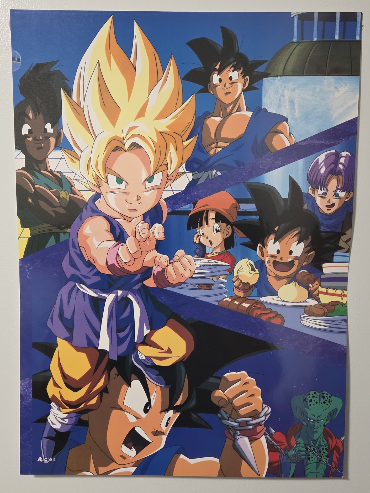 Vintage Dragon Ball GT Character Wall Poster 2583 - 20.75