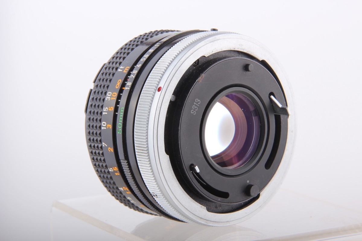 Canon FD 50mm f/1.8 SC FAST Prime Mirrorless Lens Canon SLR A1 AE1