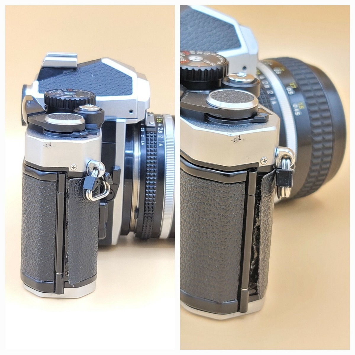 NIKON FM2 Sliver W/Nikon nikkor 50mm 1:1.4 Lens **PLEASE READ