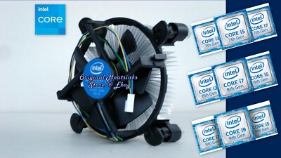 Intel Core i5-8500 i5-8500T Cooling Fan Heatsink for 8th Gen