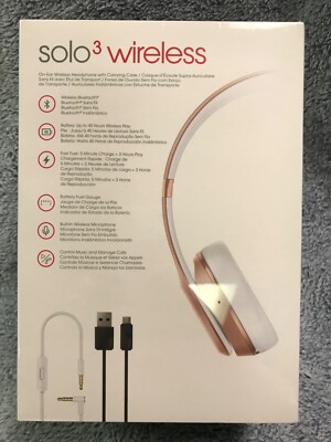 Beats solo 3 wireless limited edition rose gold | eBay