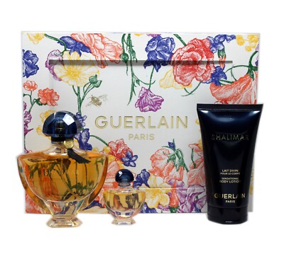 GUERLAIN SHALIMAR 3 PIECE GIFT SET EAU DE PARFUM SPRAY 50 ML/1.6